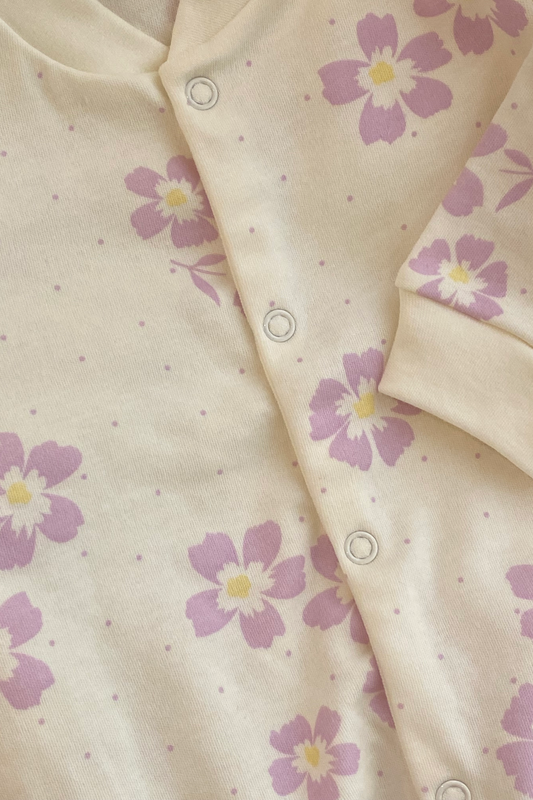 Pansy Baby Sleepsuit